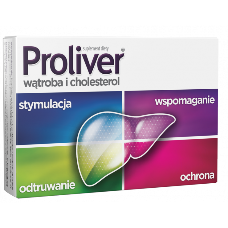 Aflofarm Proliver wątroba i cholesterol 30 tabl.