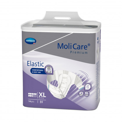 Pieluchomajtki na rzepy MoliCare Premium Elastic 8K 14 sztuk