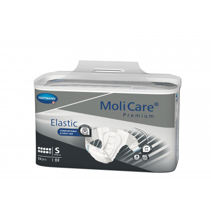 Pieluchomajtki na rzepy MoliCare Premium Elastic 10K 22 sztuki