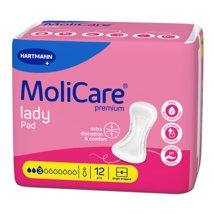 Wkładki urologiczne MoliCare Premium LADY PAD 3K 12 sztuk