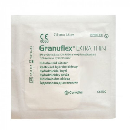 Opatrunek Granuflex® Extra Thin 7,5x7,5 cm 1szt