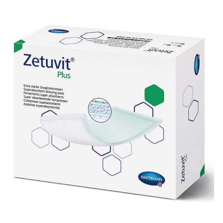 Zetuvit Plus opatrunek z superabsorbentem, 1 szt.