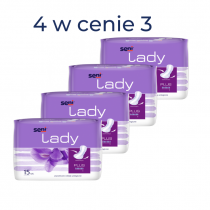 PROMOCJA 3+1 Wkładki urologiczne dla kobiet Seni Lady Plus 15szt