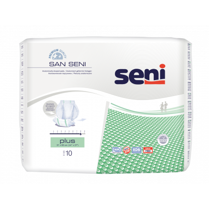 Pieluchy anatomiczne San Seni Plus 10 sztuk