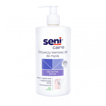 Odżywczy kremowy żel do mycia Seni Care z mocznikiem 3% 500 ml