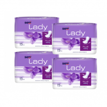 WIELOPAK Wkładki urologiczne dla kobiet Seni Lady Plus 15szt. x 4op