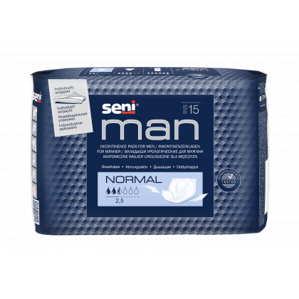 Wkładki urologiczne dla mężczyzn Seni Man Normal 15 sztuk