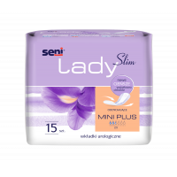 Wkładki urologiczne Seni Lady Slim Mini Plus 15 sztuk