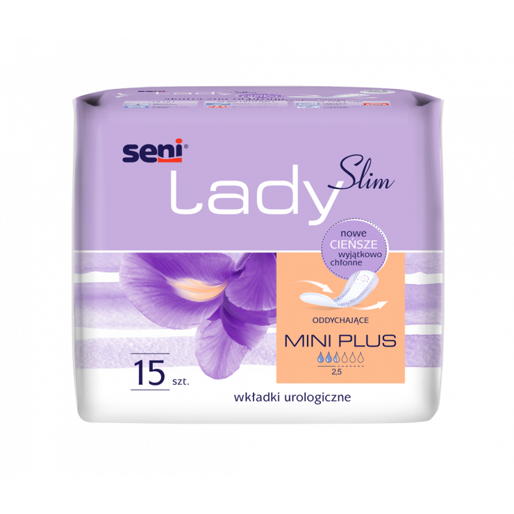 Wkładki urologiczne Seni Lady Slim Mini Plus 15 sztuk