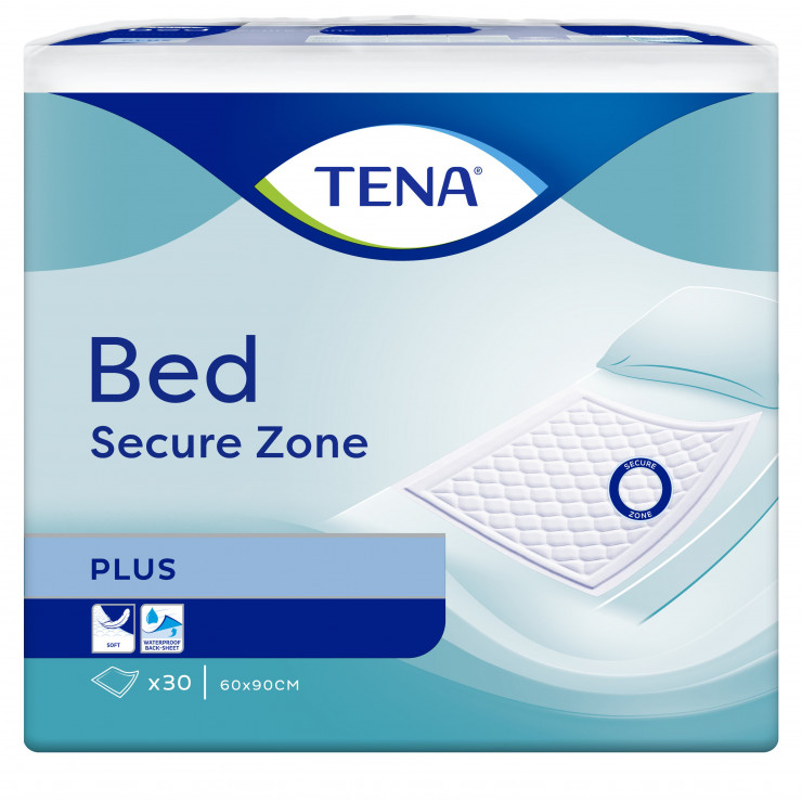 Podkłady chłonne TENA Bed Secure Zone Plus 60x60 30 sztuk