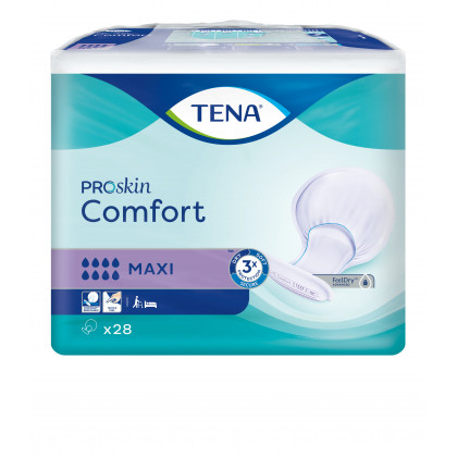 Pieluchy anatomiczne TENA Comfort Proskin Maxi 28 sztuk