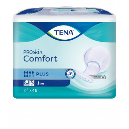 Pieluchy anatomiczne TENA Comfort Proskin Plus 46 sztuk