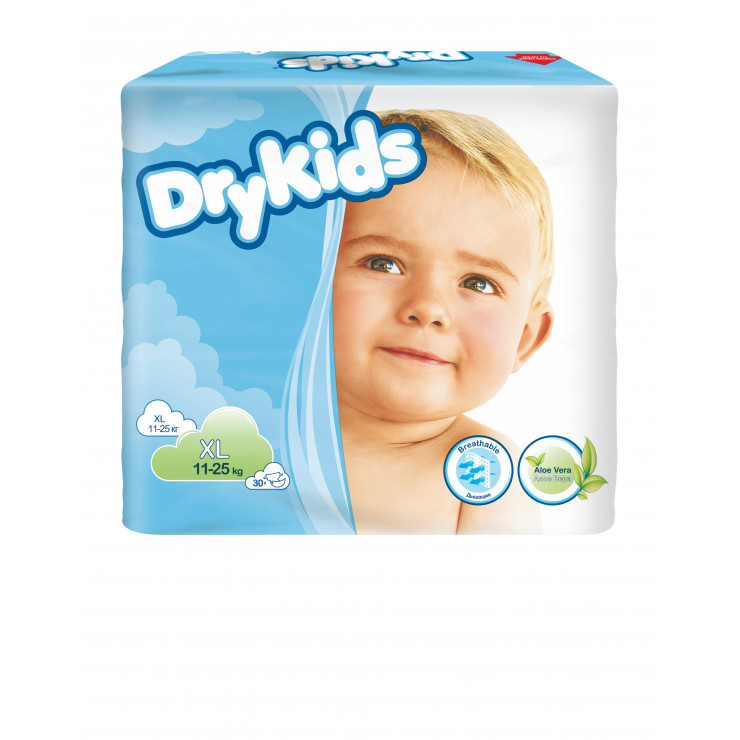 Pieluchomajtki dla dzieci TENA Dry Kids (11-25 kg) 30 sztuk