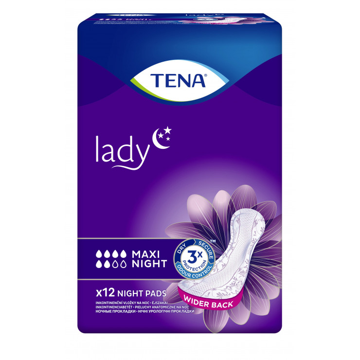 Podpaski urologiczne TENA Lady Maxi Night 12 sztuk