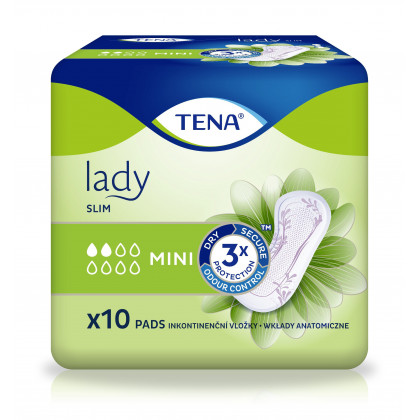 Podpaski urologiczne TENA Lady Slim Mini 10 sztuk