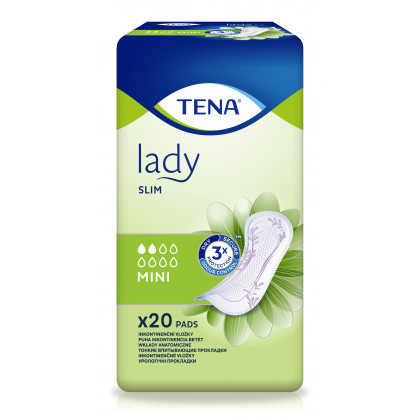 Podpaski urologiczne TENA Lady Slim Mini 20 sztuk