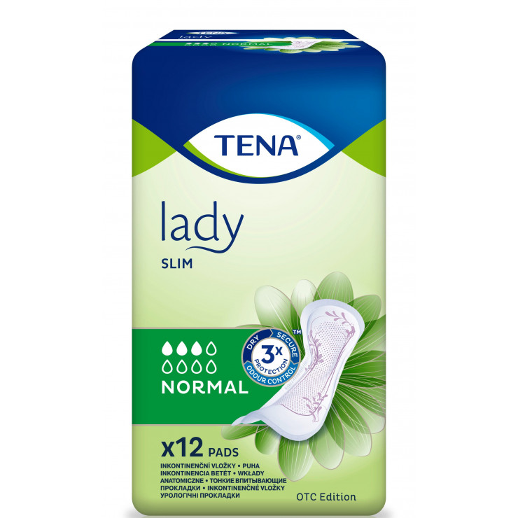 Wkładki urologiczne TENA Lady Slim Normal 12 sztuk