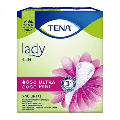 Wkładki urologiczne TENA Lady Slim Ultra Mini 48 sztuk