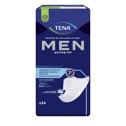 Wkładki męskie TENA Men Active Fit Level 1 24 szt.