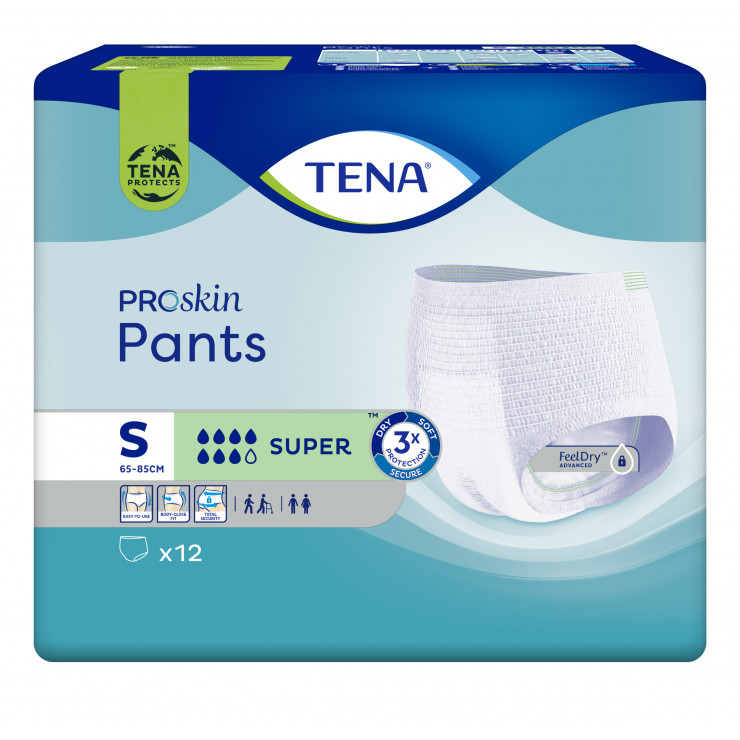 Majtki chłonne TENA Pants Proskin Super 12 sztuk