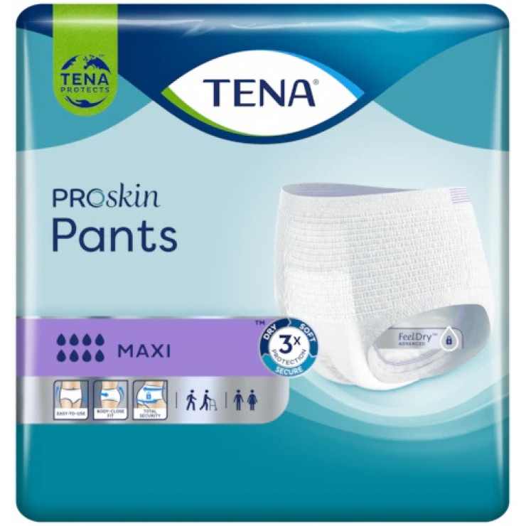 Majtki chłonne TENA Pants ProSkin Maxi 10 sztuk