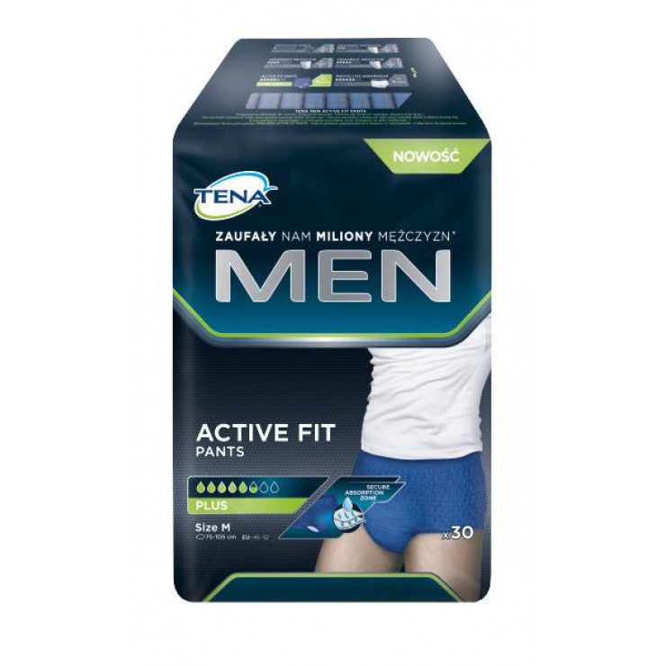 Bielizna chłonna TENA Men Active Fit Pants M 9 sztuk