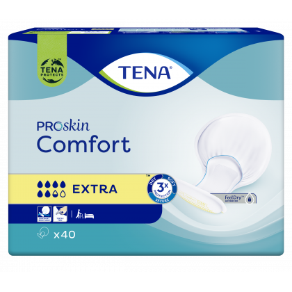 Pieluchy anatomiczne TENA Comfort Proskin Extra 40 sztuk