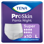 Majtki chłonne Tena Pants ProSkin Super Night 10 szt