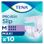 Pieluchomajtki z rzepami TENA Slip ProSkin Maxi 10 sztuk