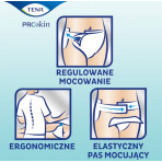 Pieluchomajtki z regulowanym pasem biodrowym TENA FLEX ProSkin Plus 30 sztuki